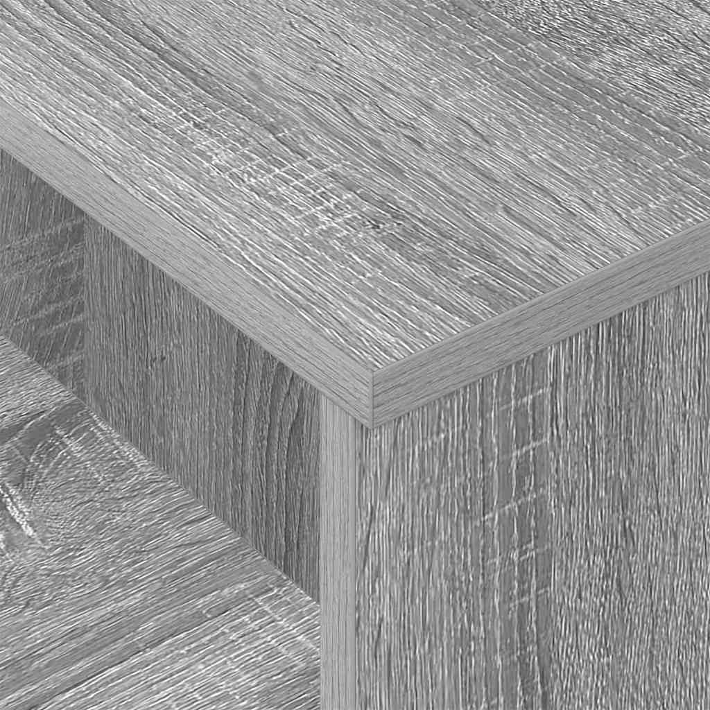 vidaXL Τραπέζι κονσόλας Γκρίζο Σονομα 91,5 x 35 x 38,5 εκ