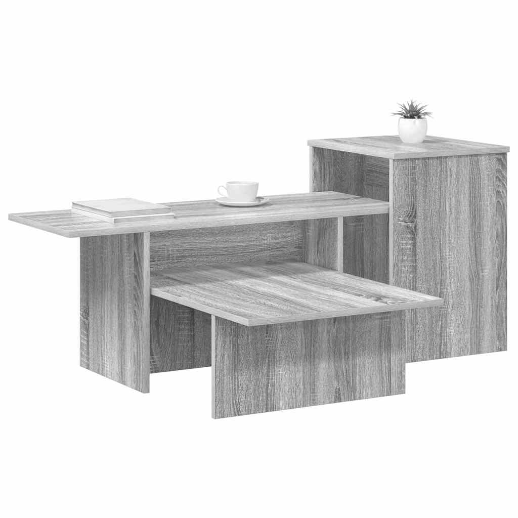 vidaXL Τραπέζι κονσόλας Γκρίζο Σονομα 91,5 x 35 x 38,5 εκ