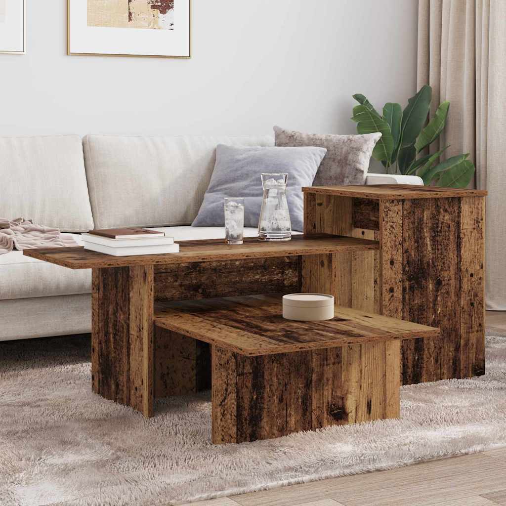 vidaXL Τραπέζι κονσόλας Παλιό ξύλο 91,5 x 35 x 38,5 εκ