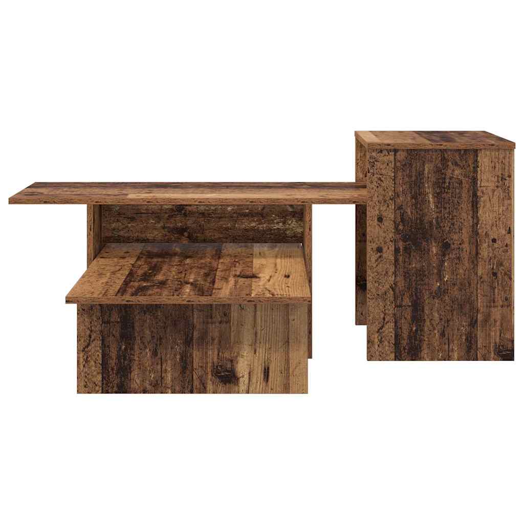 vidaXL Τραπέζι κονσόλας Παλιό ξύλο 91,5 x 35 x 38,5 εκ