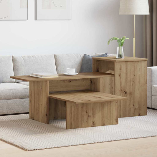 vidaXL Τραπέζι κονσόλας Artisan Oak 91,5 x 35 x 38,5 εκ