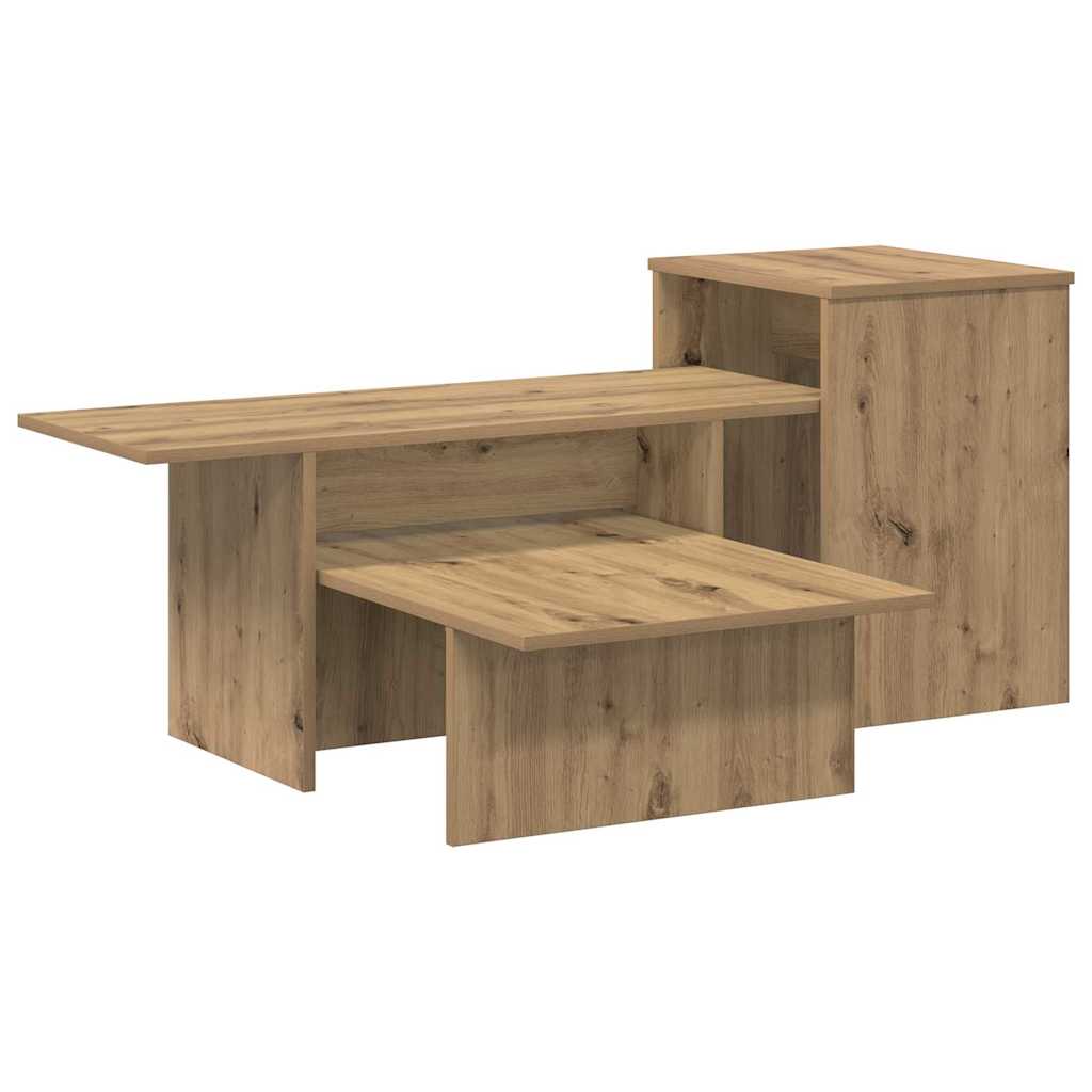 vidaXL Τραπέζι κονσόλας Artisan Oak 91,5 x 35 x 38,5 εκ