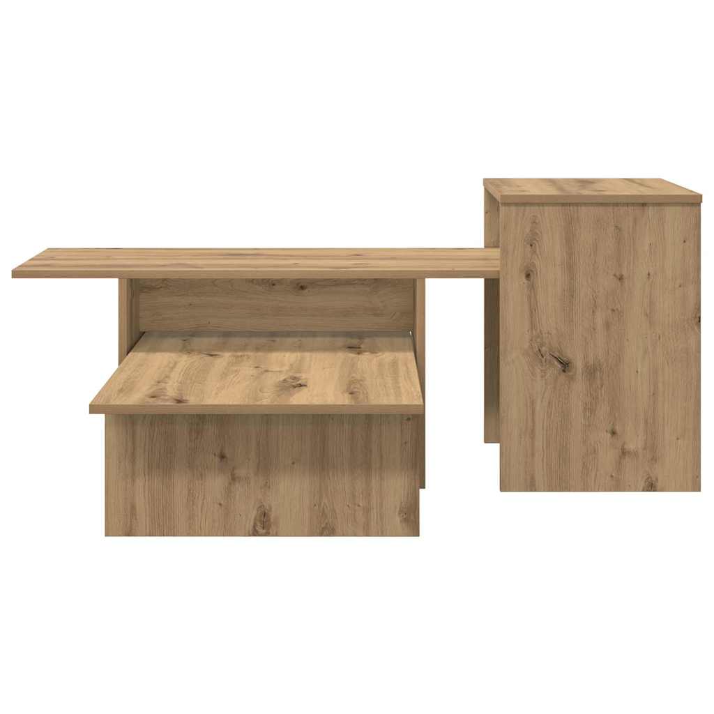 vidaXL Τραπέζι κονσόλας Artisan Oak 91,5 x 35 x 38,5 εκ