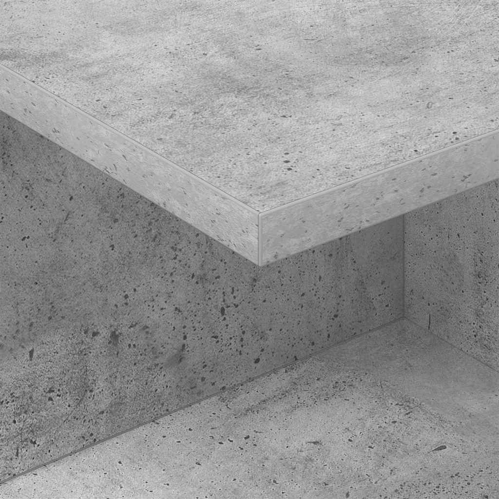 vidaXL Κομοδίνο 2 τμχ. Σκυρόδεμα Γκρι 40 x 30 x 25 εκ