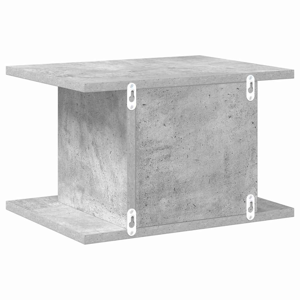 vidaXL Κομοδίνο 2 τμχ. Σκυρόδεμα Γκρι 40 x 30 x 25 εκ