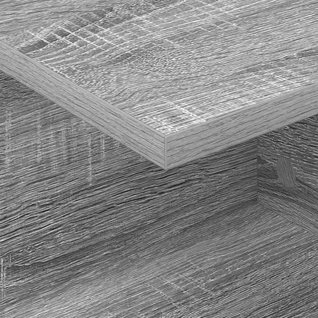vidaXL Κομοδίνο Γκρι Sonoma 40 x 30 x 25 εκ Επεξεργασμένο Ξύλο
