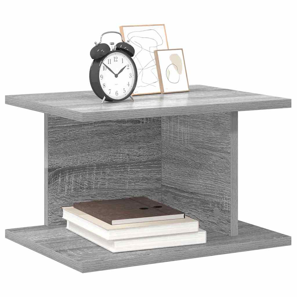 vidaXL Κομοδίνο Γκρι Sonoma 40 x 30 x 25 εκ Επεξεργασμένο Ξύλο