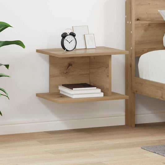 vidaXL Κομοδίνο Artisan Oak 40 x 30 x 25 εκ Επεξεργασμένο Ξύλο