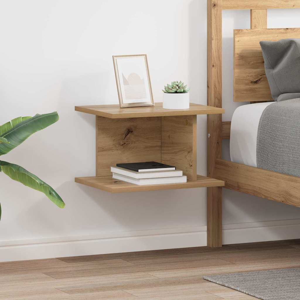 vidaXL Κομοδίνο 2 τμχ. Artisan Oak 40 x 30 x 25 εκ Επεξεργασμένο Ξύλο