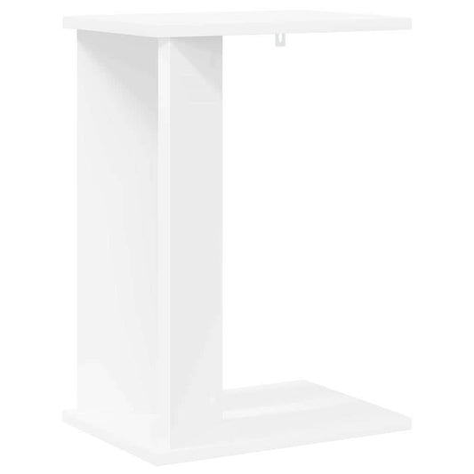 vidaXL End Table Λευκό 35 x 25 x 50 εκ Επεξεργασμένο Ξύλο