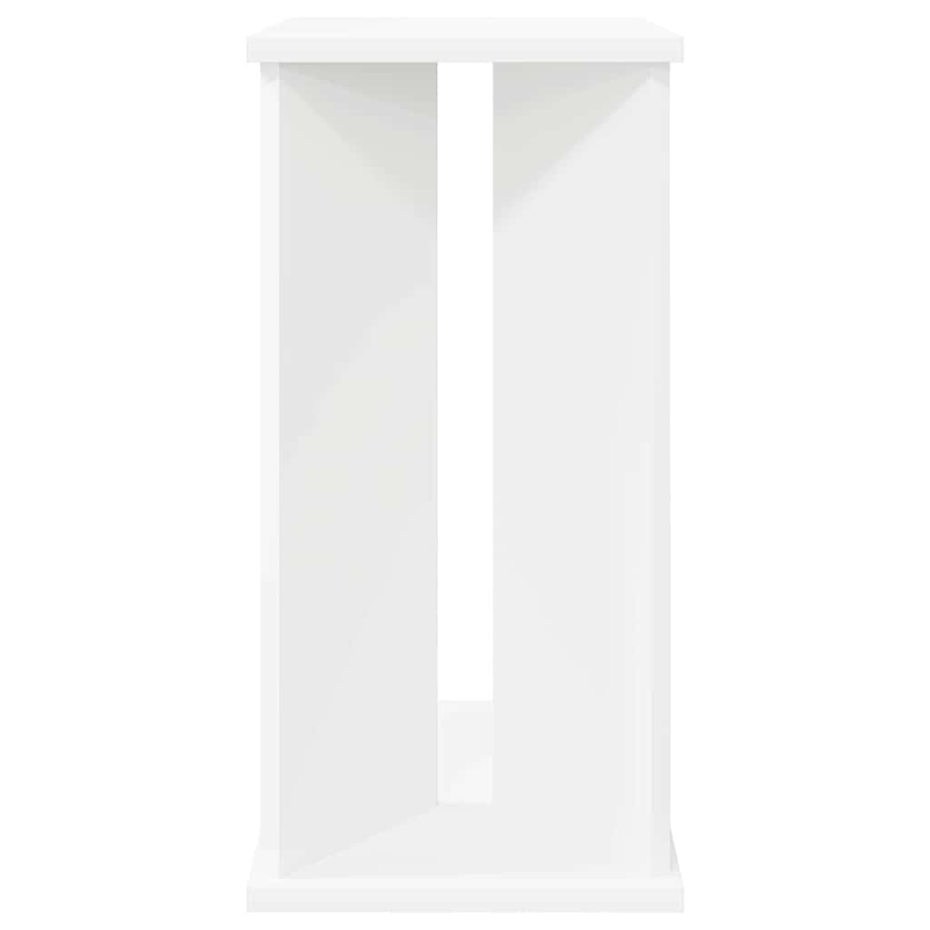vidaXL End Table Λευκό 35 x 25 x 50 εκ Επεξεργασμένο ξύλο