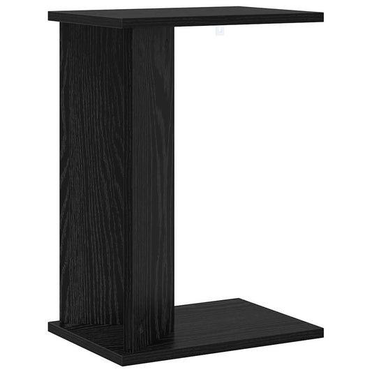 vidaXL End Table Μαύρη Οξυά 35 x 25 x 50 εκ Επεξεργασμένο Ξύλο