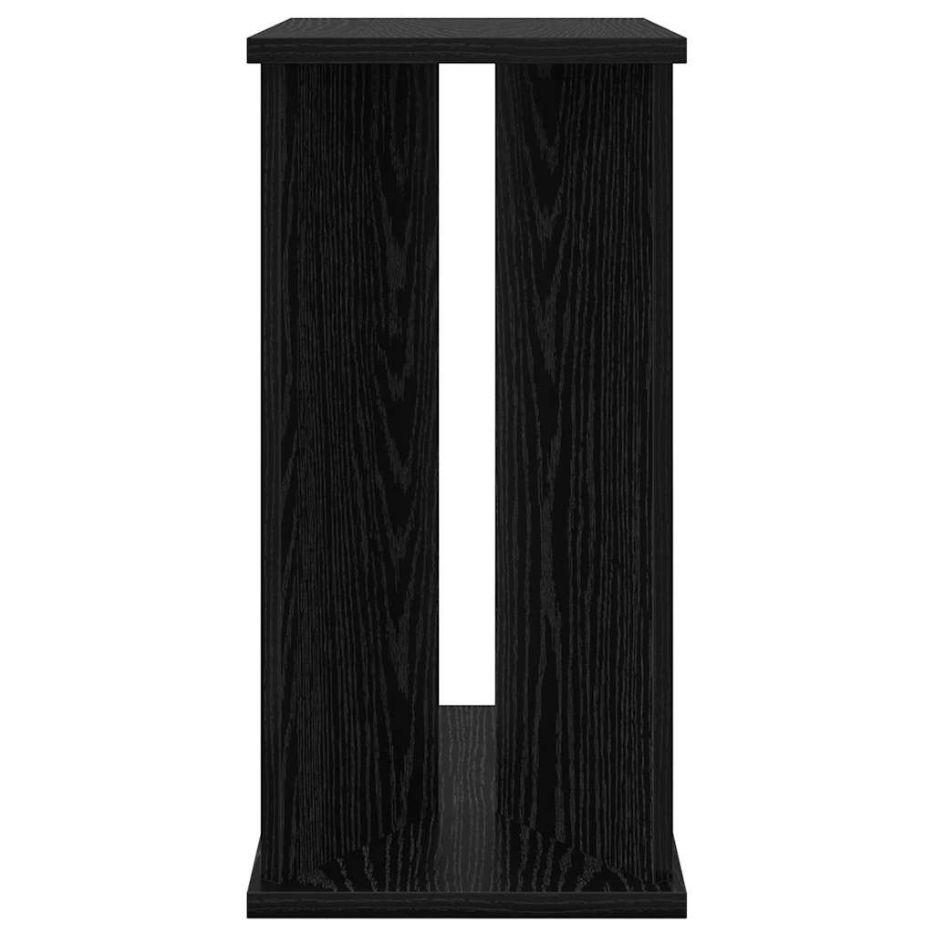 vidaXL End Table Μαύρη Οξυά 35 x 25 x 50 εκ Επεξεργασμένο ξύλο