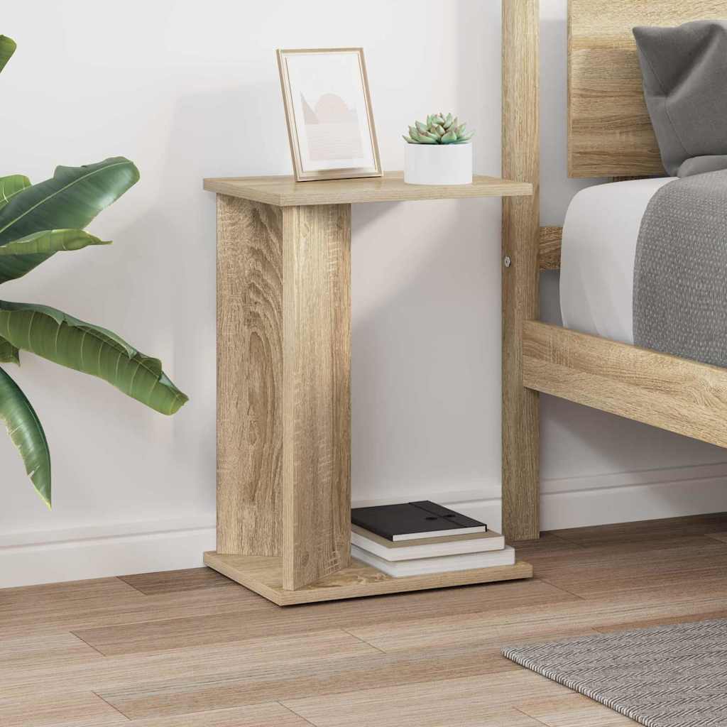 vidaXL End Table Δρύς Sonoma 35 x 25 x 50 εκ Επεξεργασμένο Ξύλο