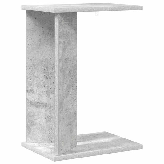 vidaXL End Table Σκυρόδεμα Γκρι 35 x 25 x 50 εκ Επεξεργασμένο Ξύλο