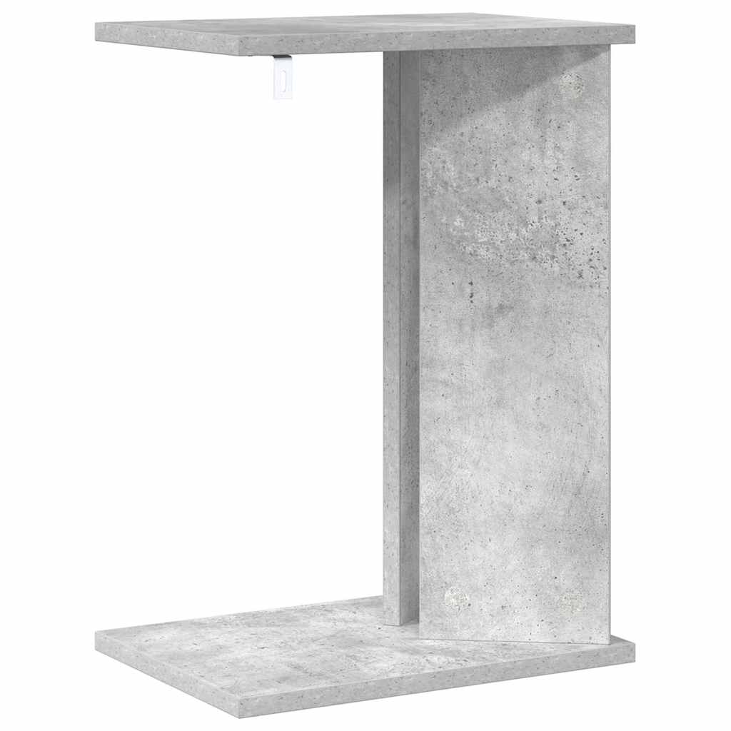 vidaXL End Table Σκυρόδεμα Γκρι 35 x 25 x 50 εκ Επεξεργασμένο ξύλο