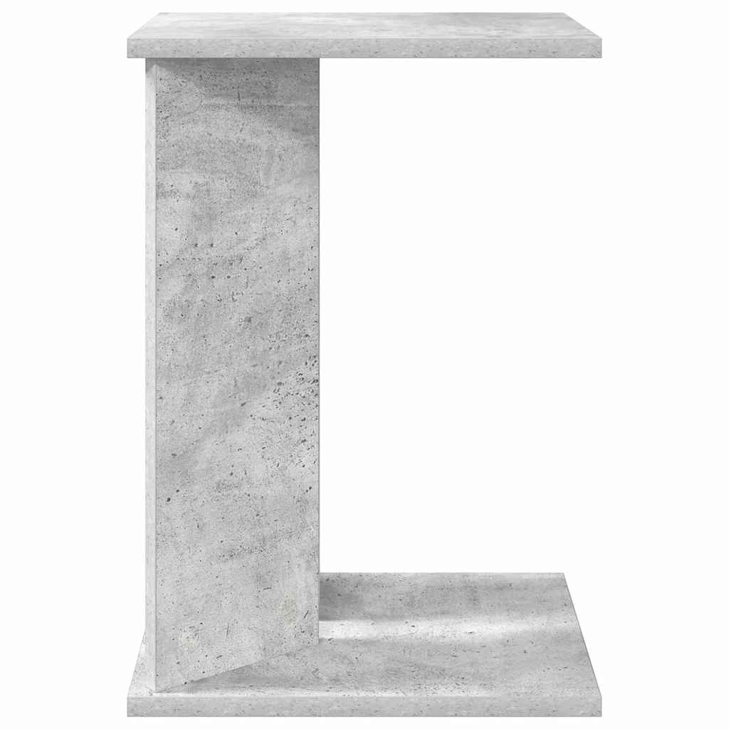 vidaXL End Table Σκυρόδεμα Γκρι 35 x 25 x 50 εκ Επεξεργασμένο ξύλο