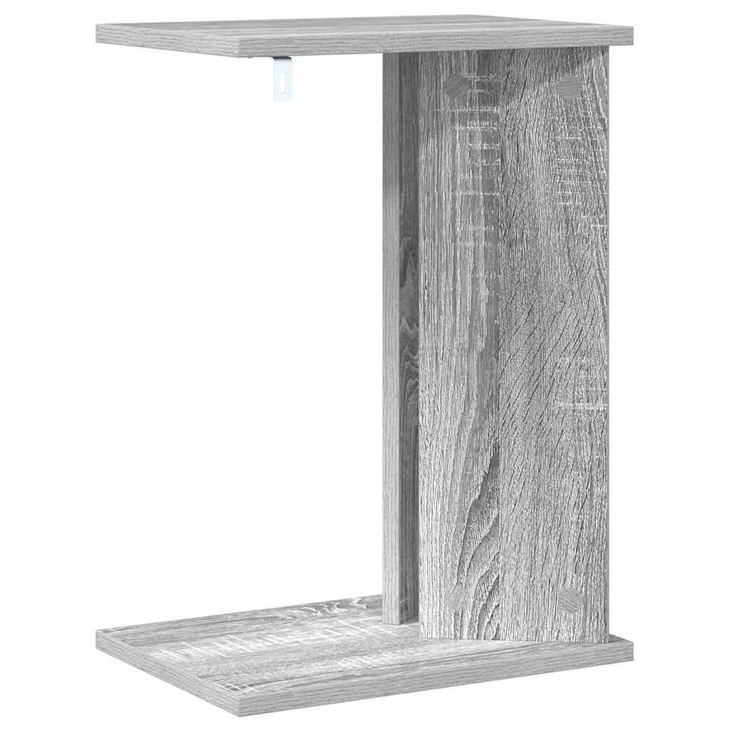 vidaXL End Table Γκρίζο Σονομα 35 x 25 x 50 εκ Επεξεργασμένο ξύλο