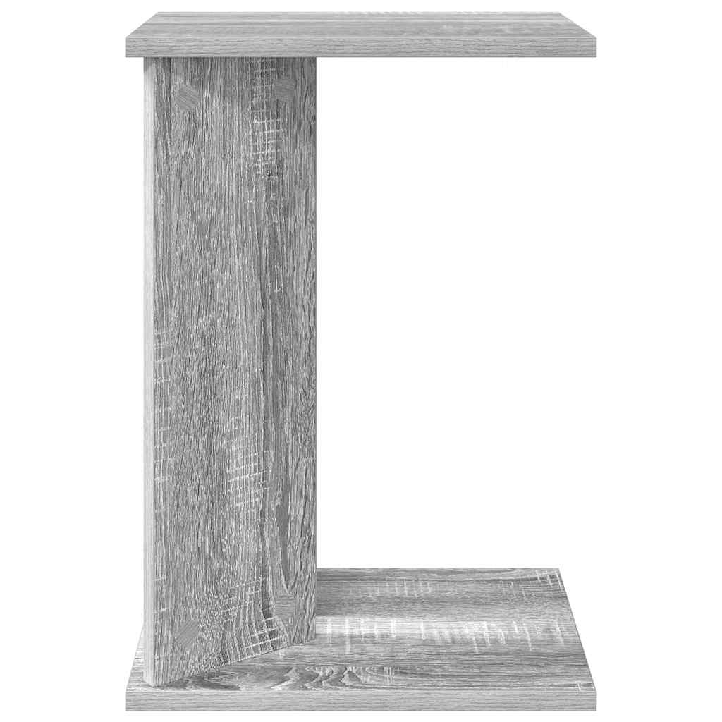 vidaXL End Table Γκρίζο Σονομα 35 x 25 x 50 εκ Επεξεργασμένο ξύλο