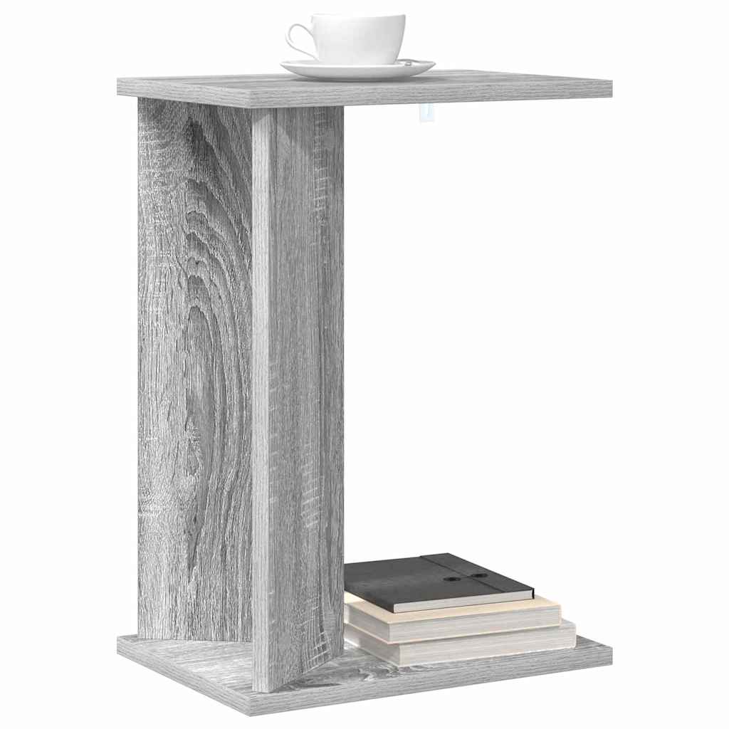 vidaXL End Table Γκρίζο Σονομα 35 x 25 x 50 εκ Επεξεργασμένο ξύλο
