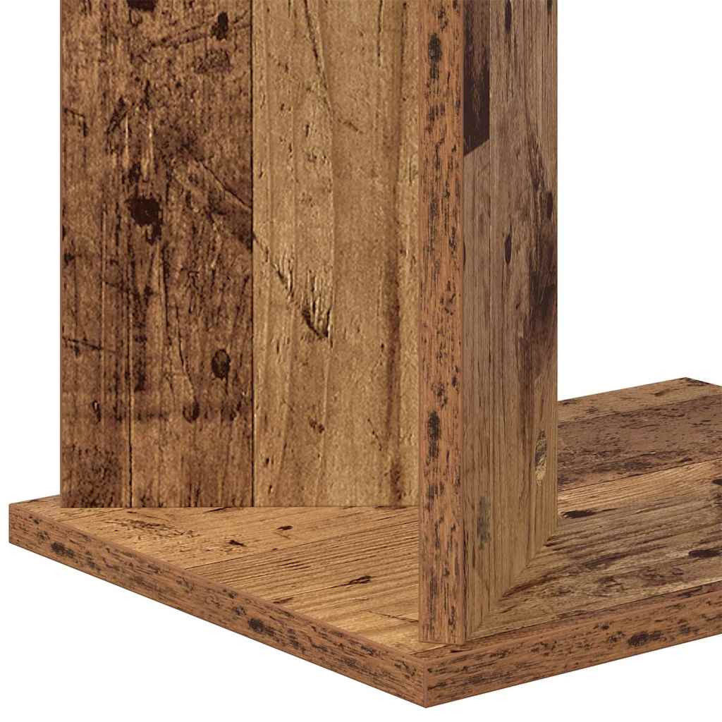 vidaXL End Table Παλιό ξύλο 35 x 25 x 50 εκ Επεξεργασμένο ξύλο