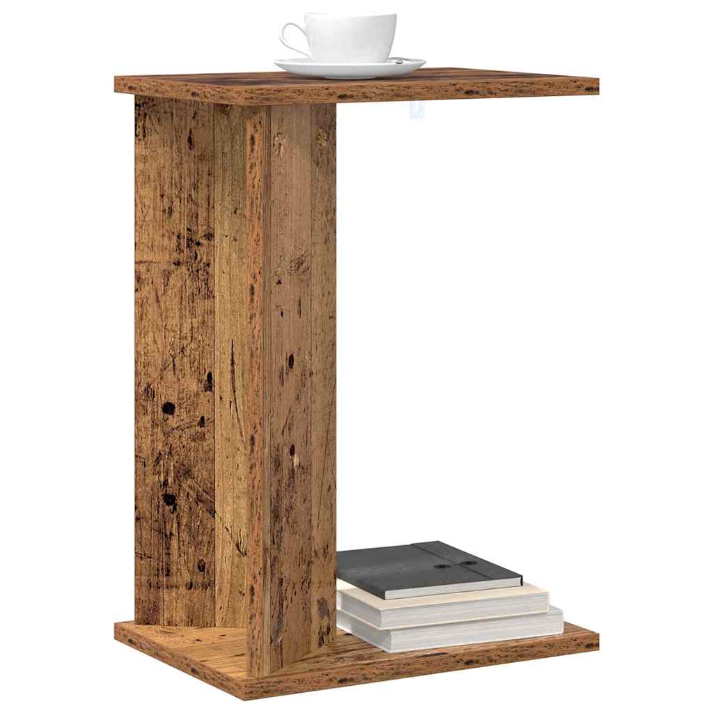 vidaXL End Table Παλιό ξύλο 35 x 25 x 50 εκ Επεξεργασμένο ξύλο