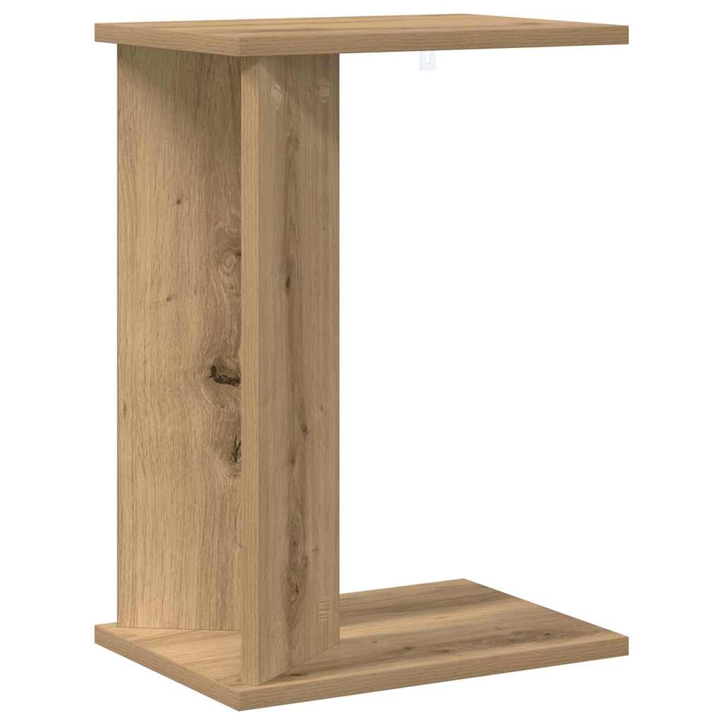 vidaXL End Table Artisan Oak 35 x 25 x 50 εκ Επεξεργασμένο Ξύλο