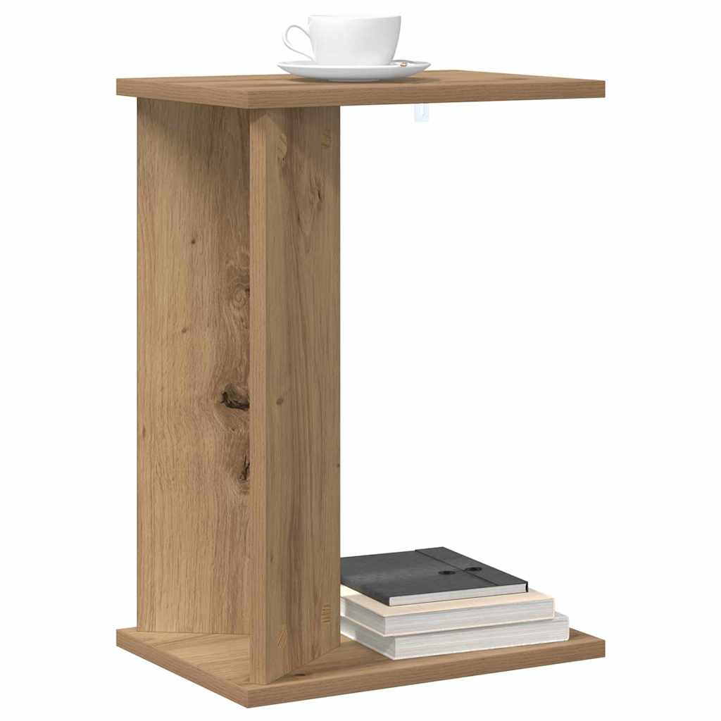 vidaXL End Table Artisan Oak 35 x 25 x 50 εκ Επεξεργασμένο Ξύλο