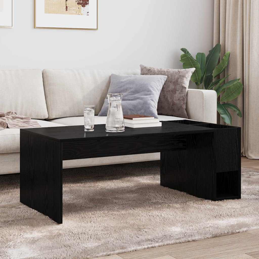 vidaXL Τραπεζάκι σαλονιού Μαύρη Οξυά 101,5 x 50 x 37 εκ.