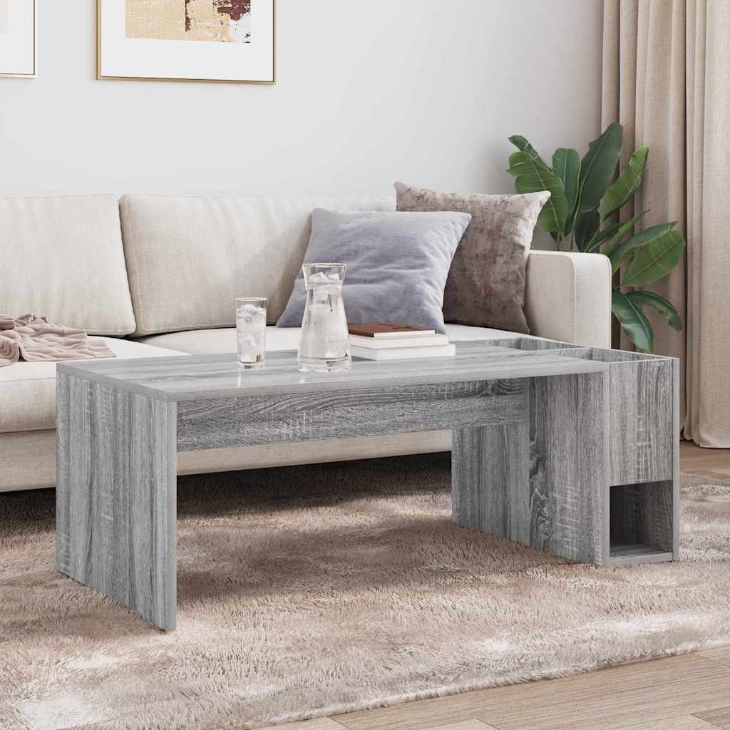 vidaXL Τραπεζάκι σαλονιού Γκρίζο Σονομα 101,5 x 50 x 37 εκ.