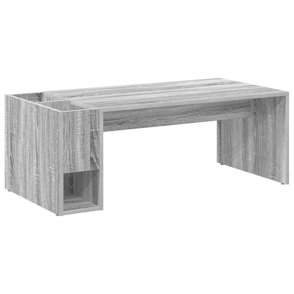vidaXL Τραπεζάκι σαλονιού Γκρίζο Σονομα 101,5 x 50 x 37 εκ.