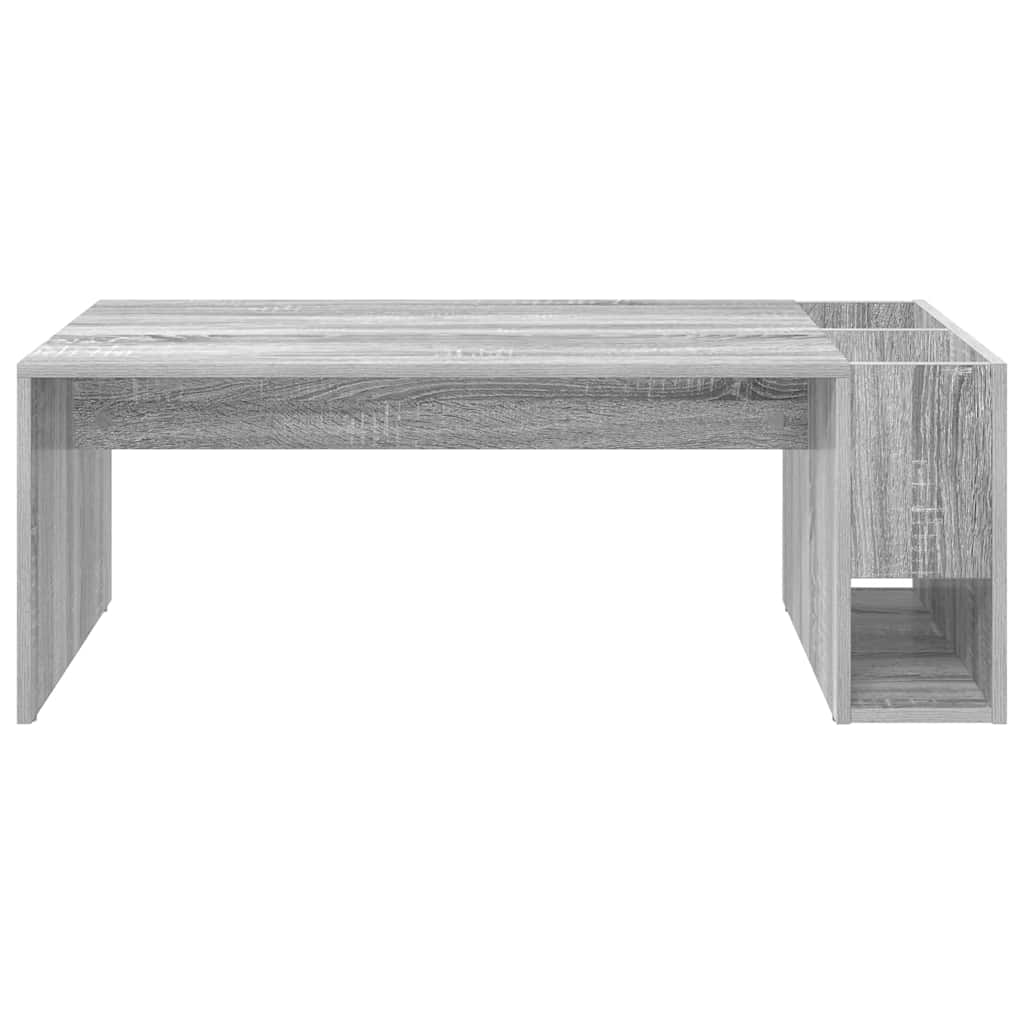 vidaXL Τραπεζάκι σαλονιού Γκρίζο Σονομα 101,5 x 50 x 37 εκ.
