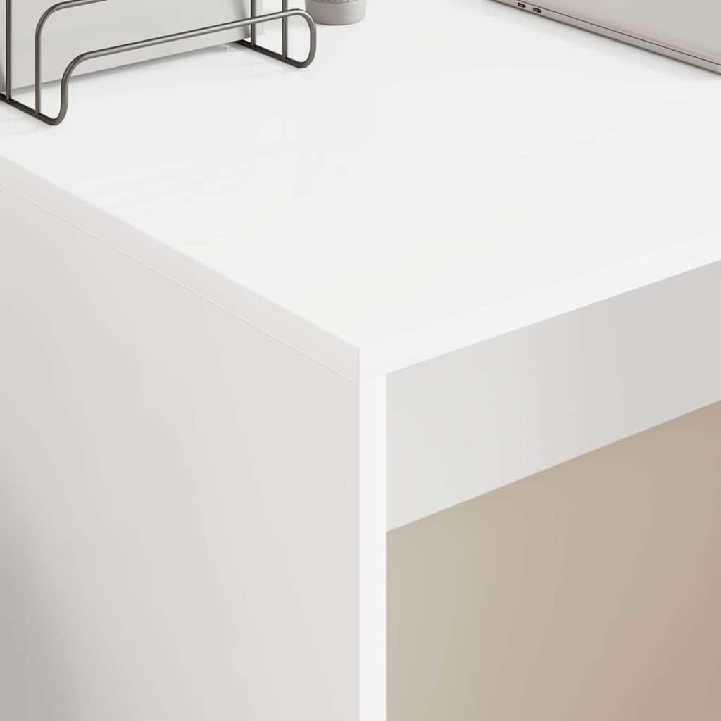 vidaXL Γραφείο Λευκό Επεξεργασμένο Ξύλο 109 x 50 x 78 εκ