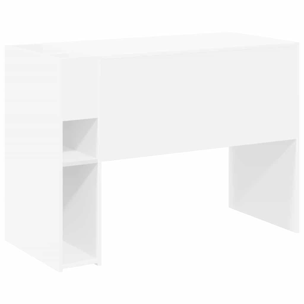 vidaXL Γραφείο Λευκό Επεξεργασμένο Ξύλο 109 x 50 x 78 εκ