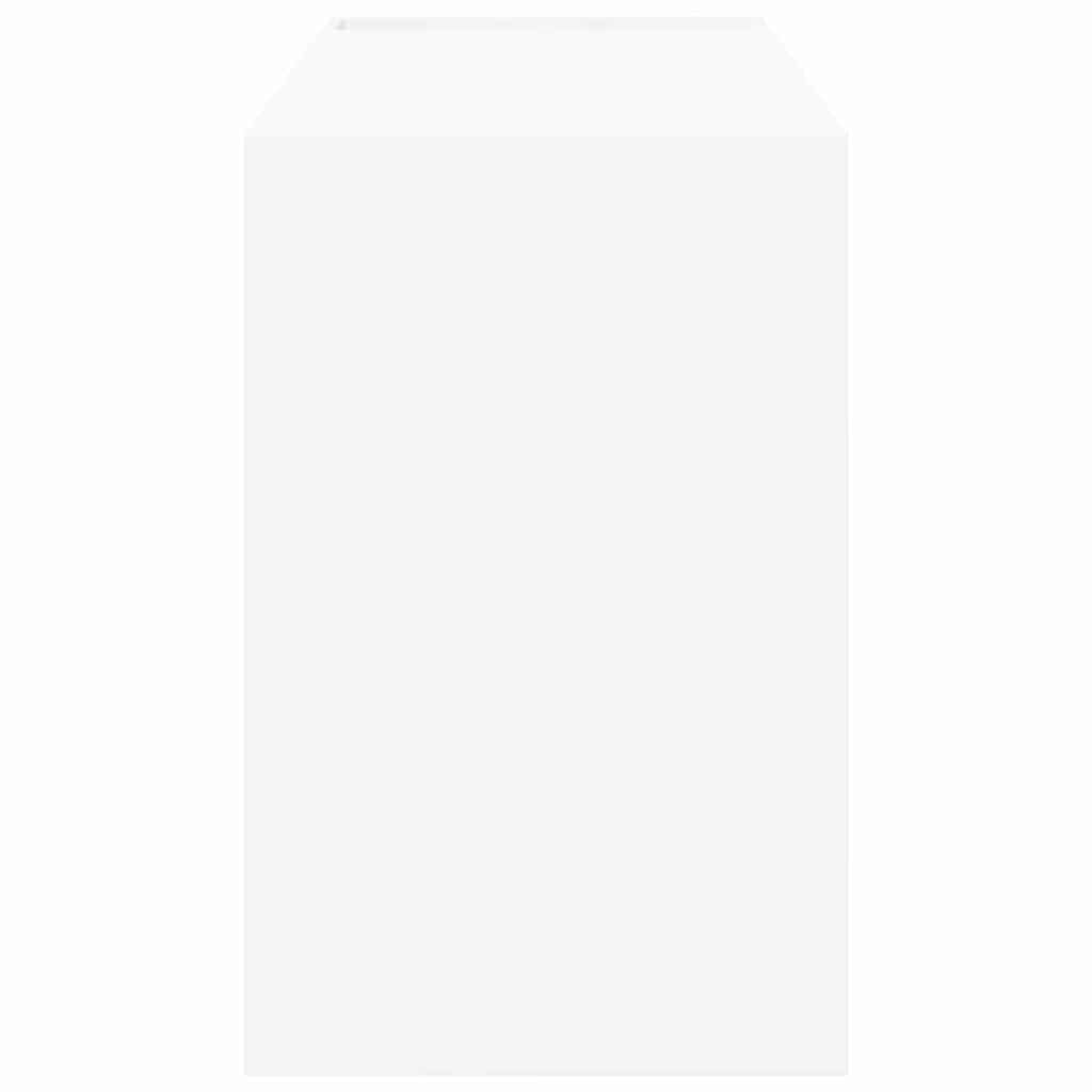 vidaXL Γραφείο Λευκό Επεξεργασμένο Ξύλο 109 x 50 x 78 εκ