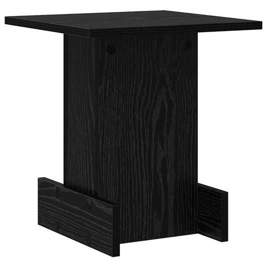 vidaXL End Table Μαύρη Οξυά 35,5 x 35 x 40 εκ Επεξεργασμένο ξύλο