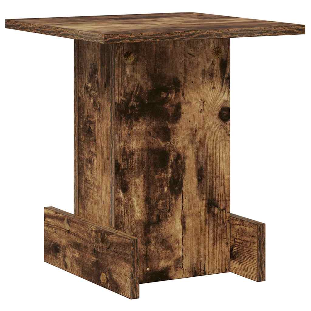 vidaXL End Table Καπνιστό Δρύς 35,5 x 35 x 40 εκ Επεξεργασμένο ξύλο
