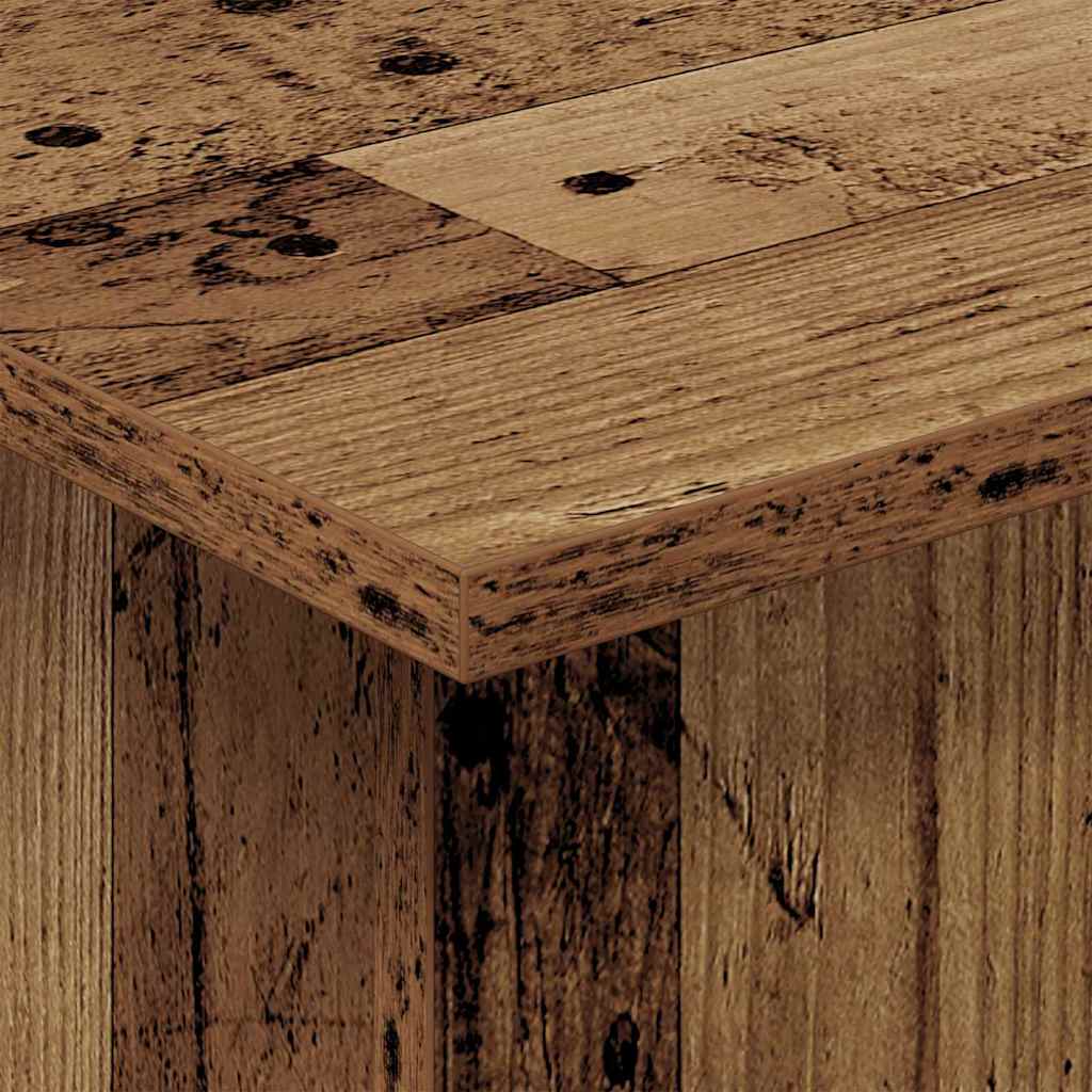 vidaXL End Table Παλιό ξύλο 35,5 x 35 x 40 εκ Επεξεργασμένο ξύλο