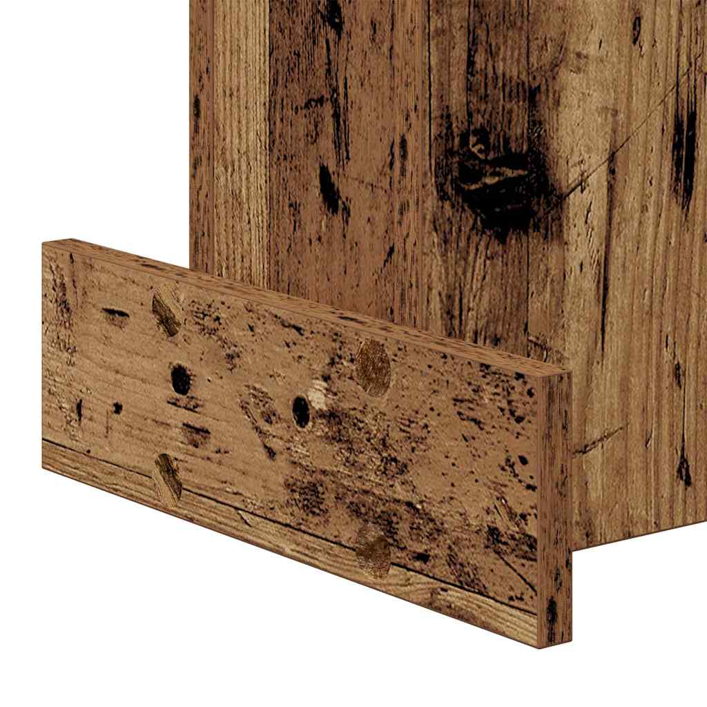 vidaXL End Table Παλιό ξύλο 35,5 x 35 x 40 εκ Επεξεργασμένο ξύλο