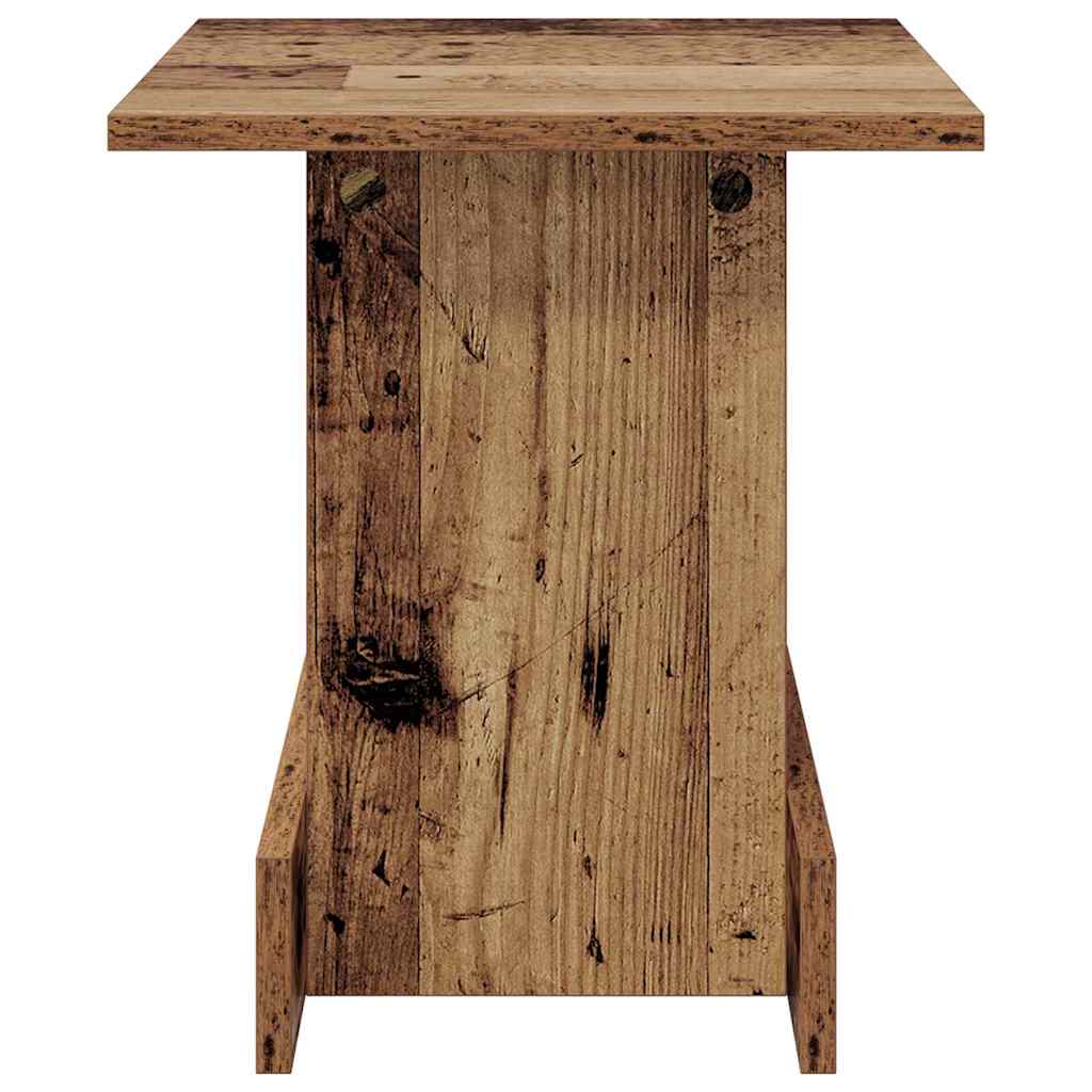 vidaXL End Table Παλιό ξύλο 35,5 x 35 x 40 εκ Επεξεργασμένο ξύλο
