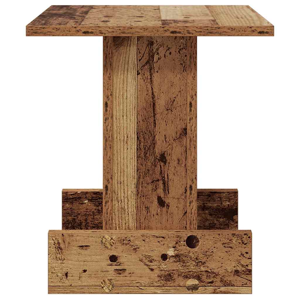 vidaXL End Table Παλιό ξύλο 35,5 x 35 x 40 εκ Επεξεργασμένο ξύλο