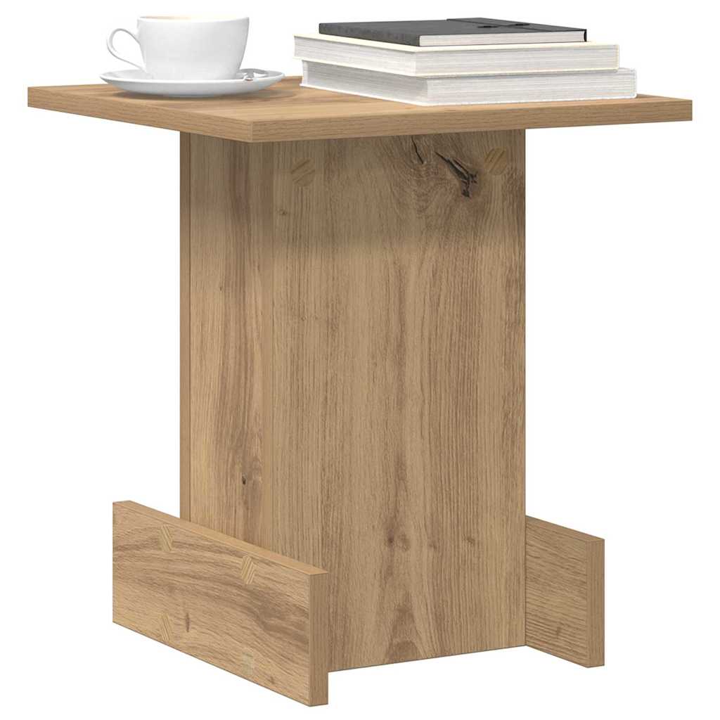 vidaXL End Table Artisan Oak 35,5 x 35 x 40 εκ Επεξεργασμένο ξύλο