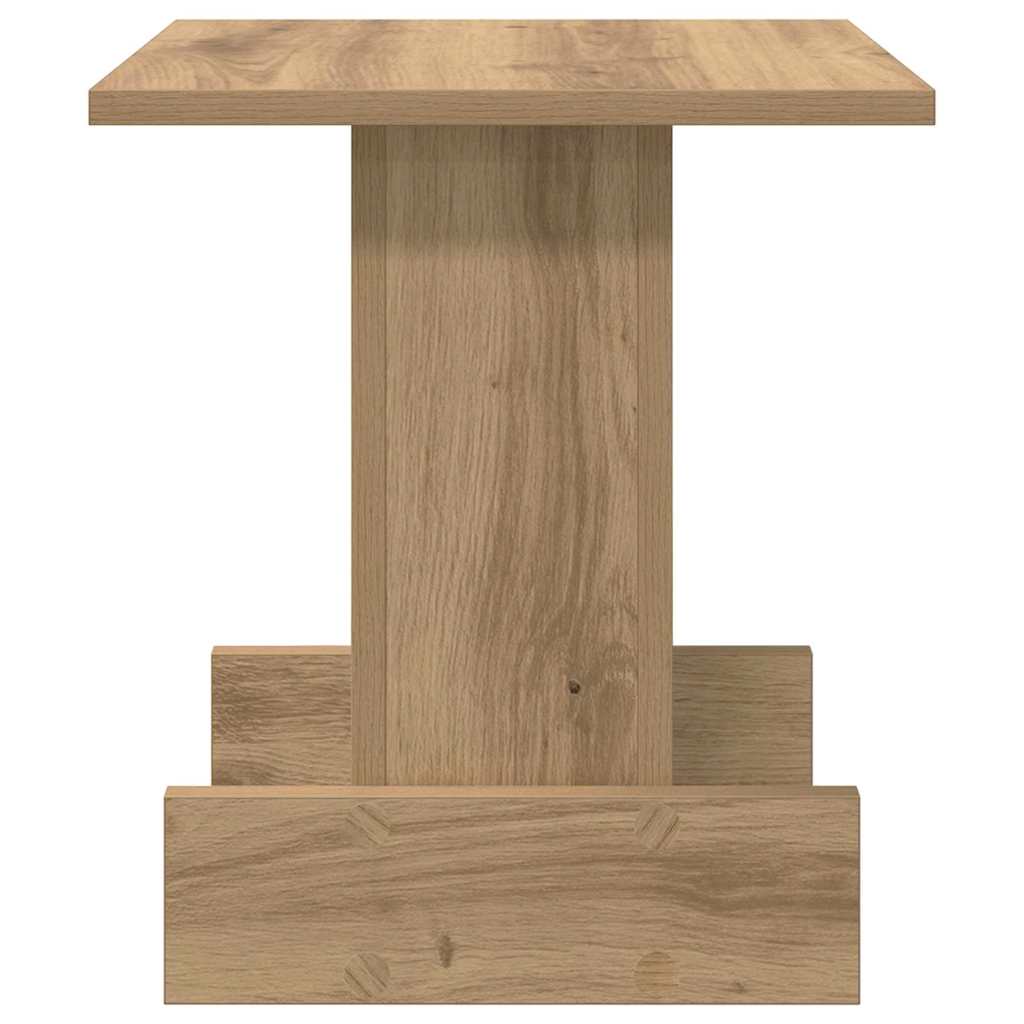 vidaXL End Table Artisan Oak 35,5 x 35 x 40 εκ Επεξεργασμένο ξύλο