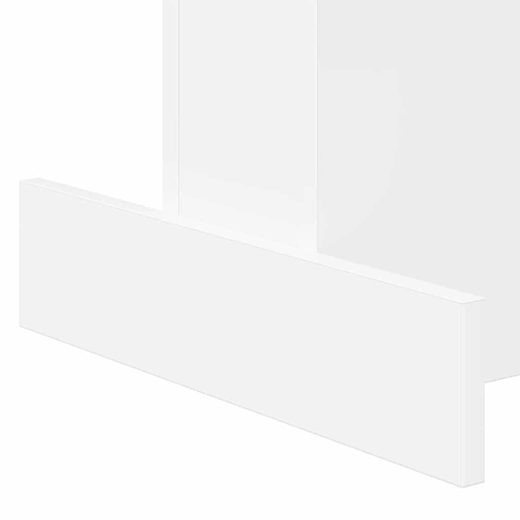 vidaXL End Table Λευκό 44,5 x 45 x 55 εκ Επεξεργασμένο ξύλο