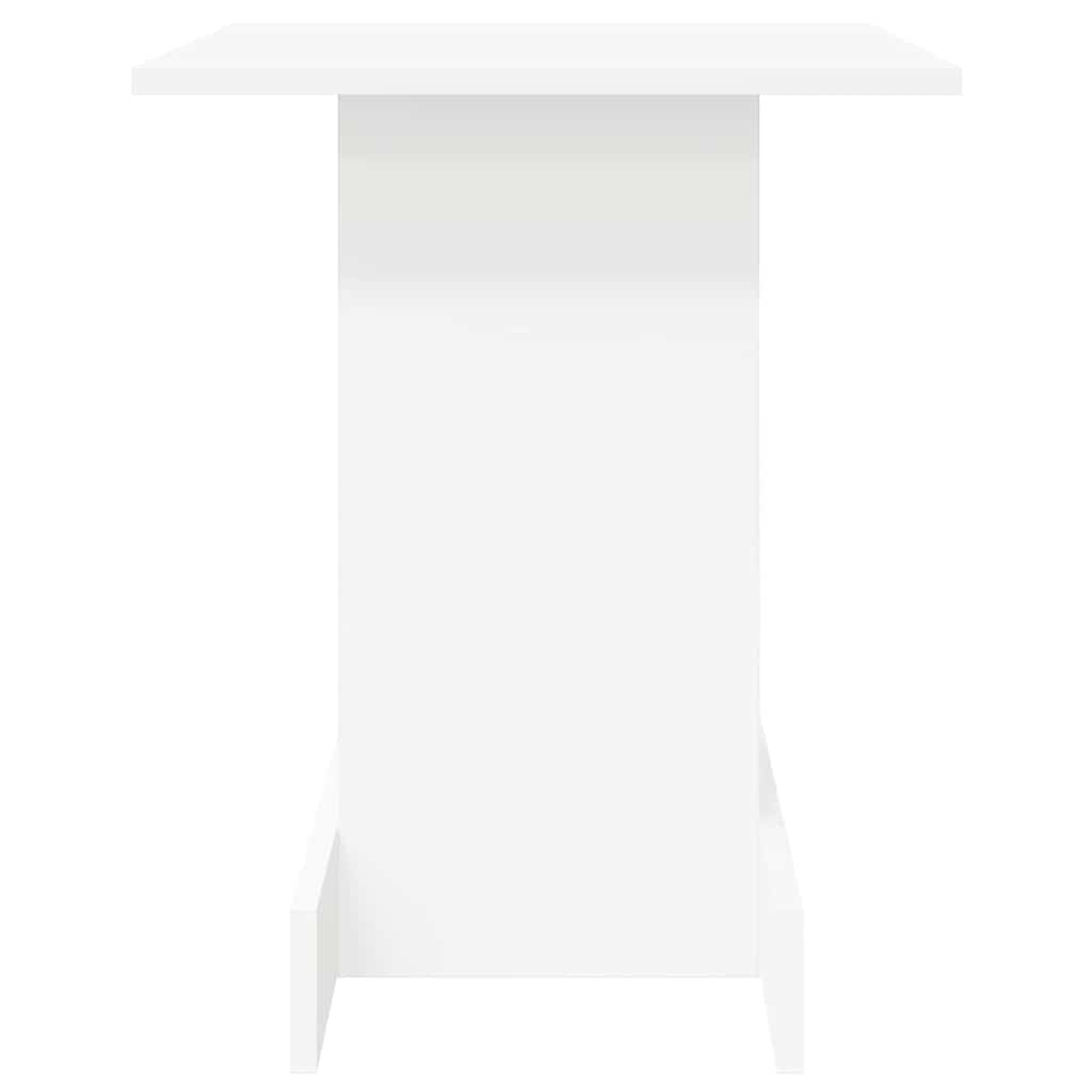 vidaXL End Table Λευκό 44,5 x 45 x 55 εκ Επεξεργασμένο ξύλο