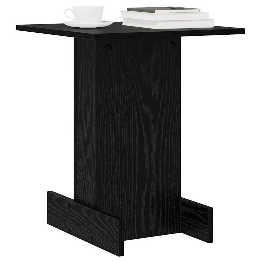 vidaXL End Table Μαύρη Οξυά 44,5 x 45 x 55 εκ Επεξεργασμένο ξύλο