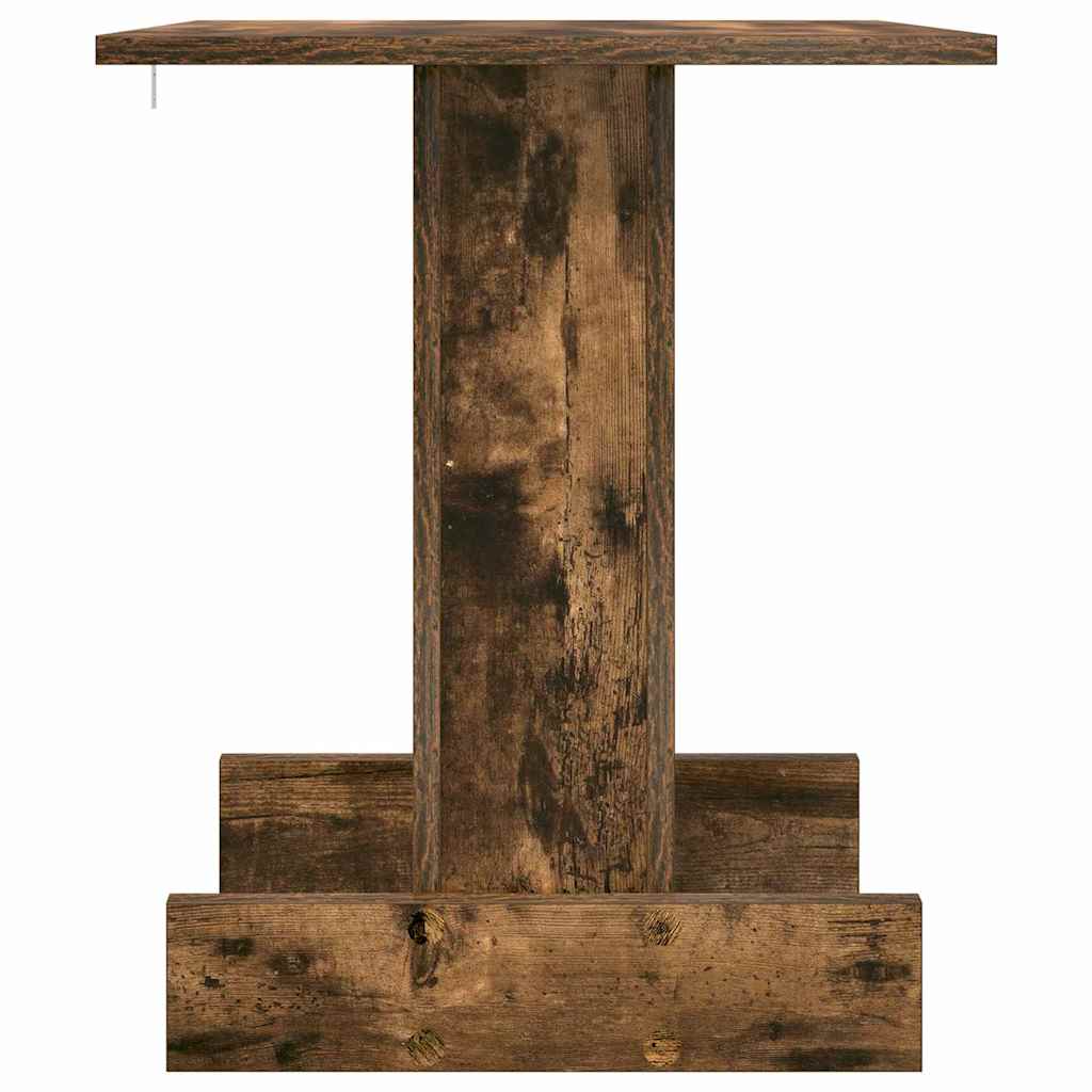 vidaXL End Table Καπνιστό Δρύς 44,5 x 45 x 55 εκ Επεξεργασμένο ξύλο