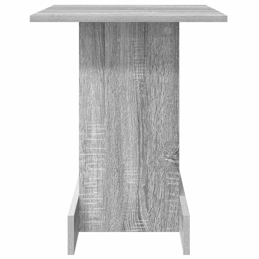 vidaXL End Table Γκρίζο Σονομα 44,5 x 45 x 55 εκ Επεξεργασμένο ξύλο