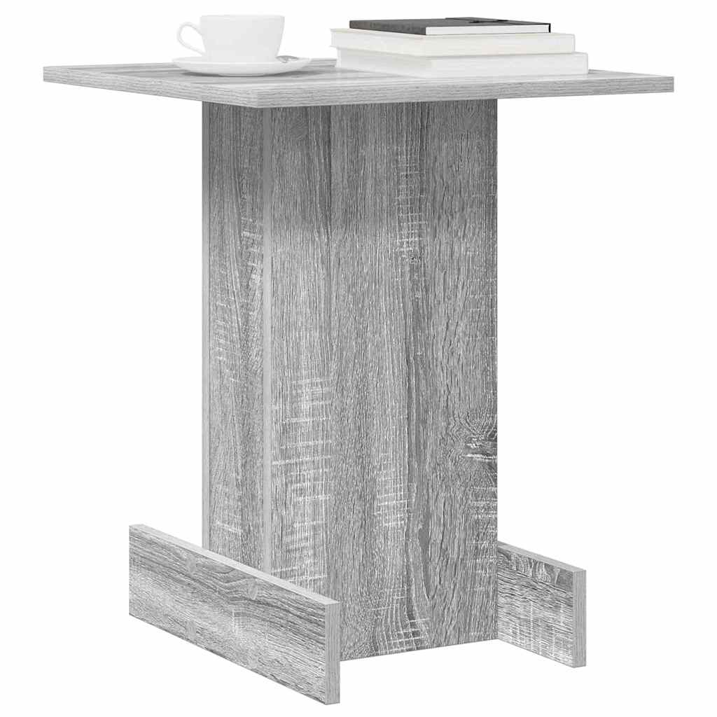 vidaXL End Table Γκρίζο Σονομα 44,5 x 45 x 55 εκ Επεξεργασμένο ξύλο