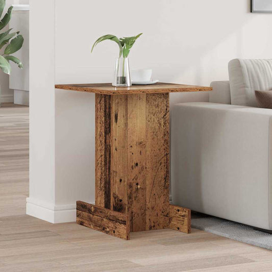 vidaXL End Table Παλιό ξύλο 44,5 x 45 x 55 εκ Επεξεργασμένο ξύλο